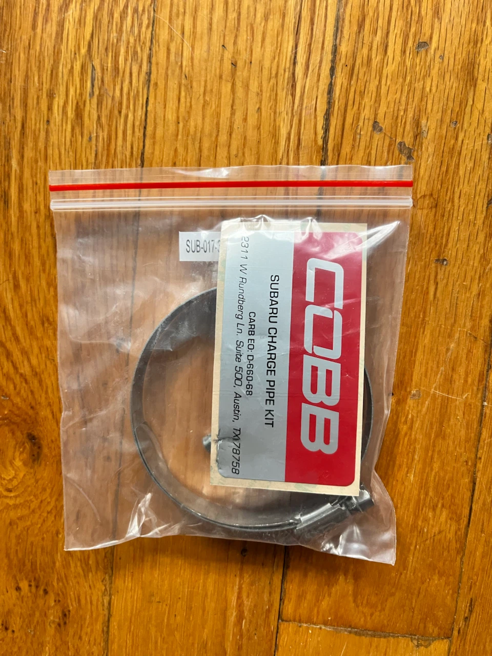COBB Subaru Charge Pipe Kit SUB-017-121 B00 parts