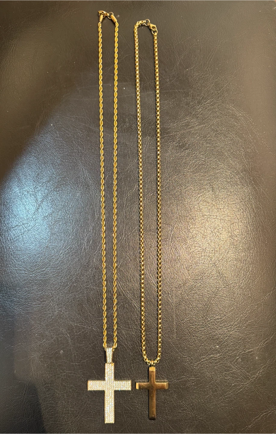 Men’s Cross Necklaces – Costume Jewelry – $25 for Both - photo 3