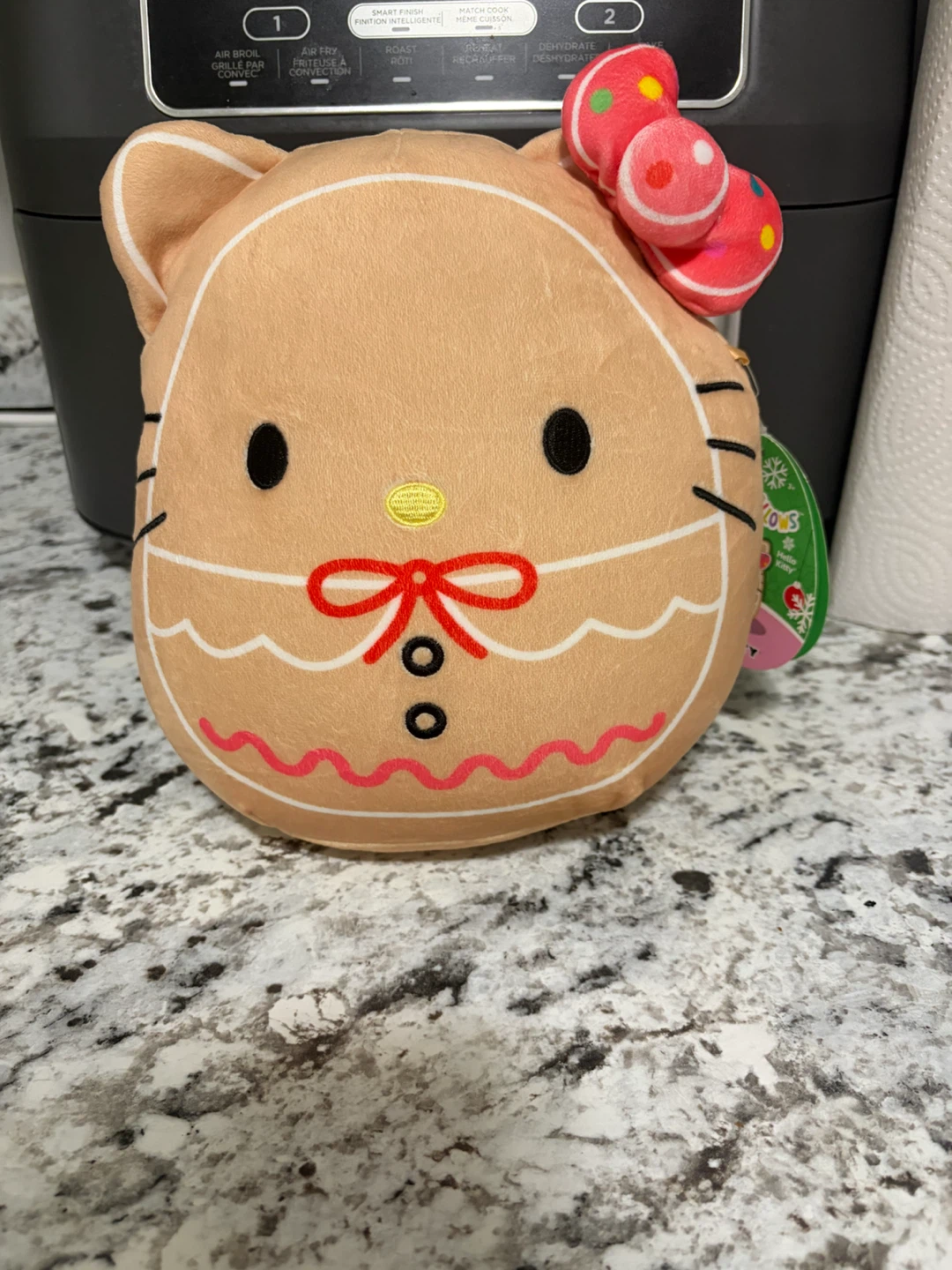 Squishmallows Hello Kitty Gingerbread Plush Toy