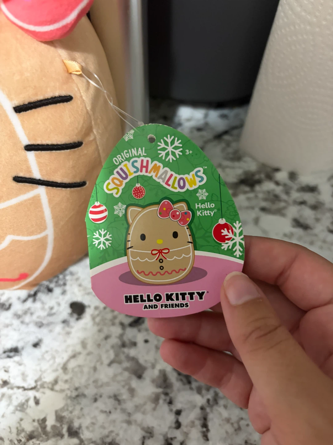 Squishmallows Hello Kitty Gingerbread Plush Toy - photo 2