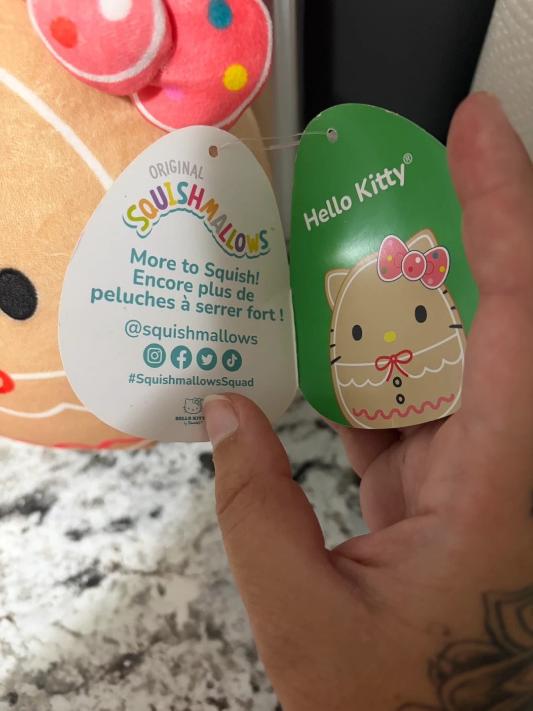 Squishmallows Hello Kitty Gingerbread Plush Toy - photo 3