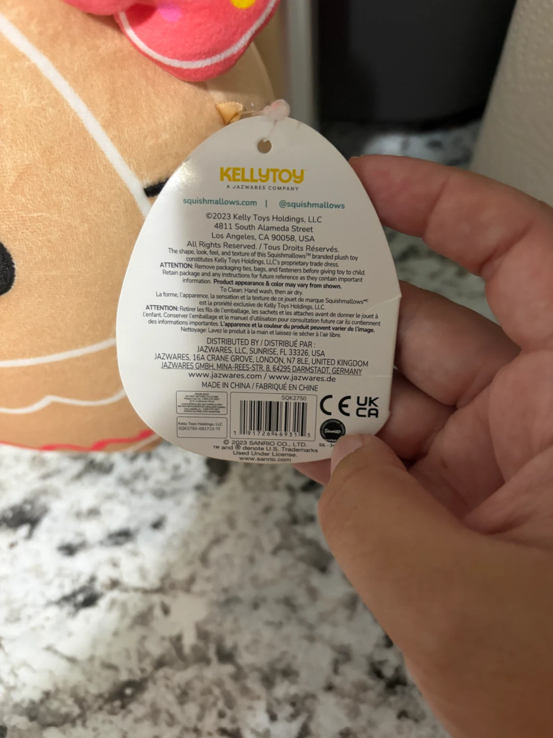 Squishmallows Hello Kitty Gingerbread Plush Toy - photo 4