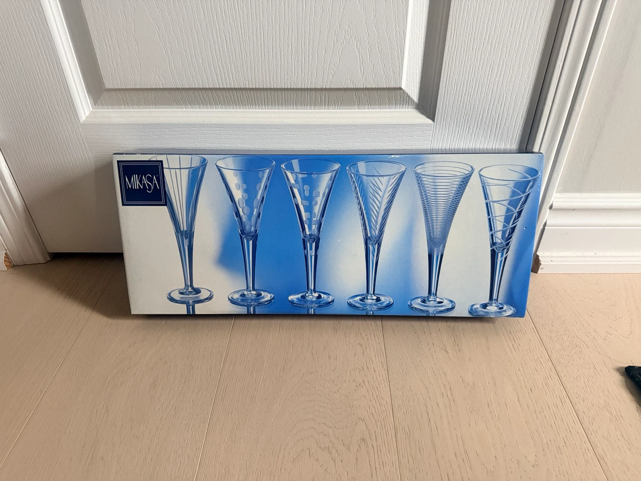 Mikasa Cheers Crystal Flutes Set of 6