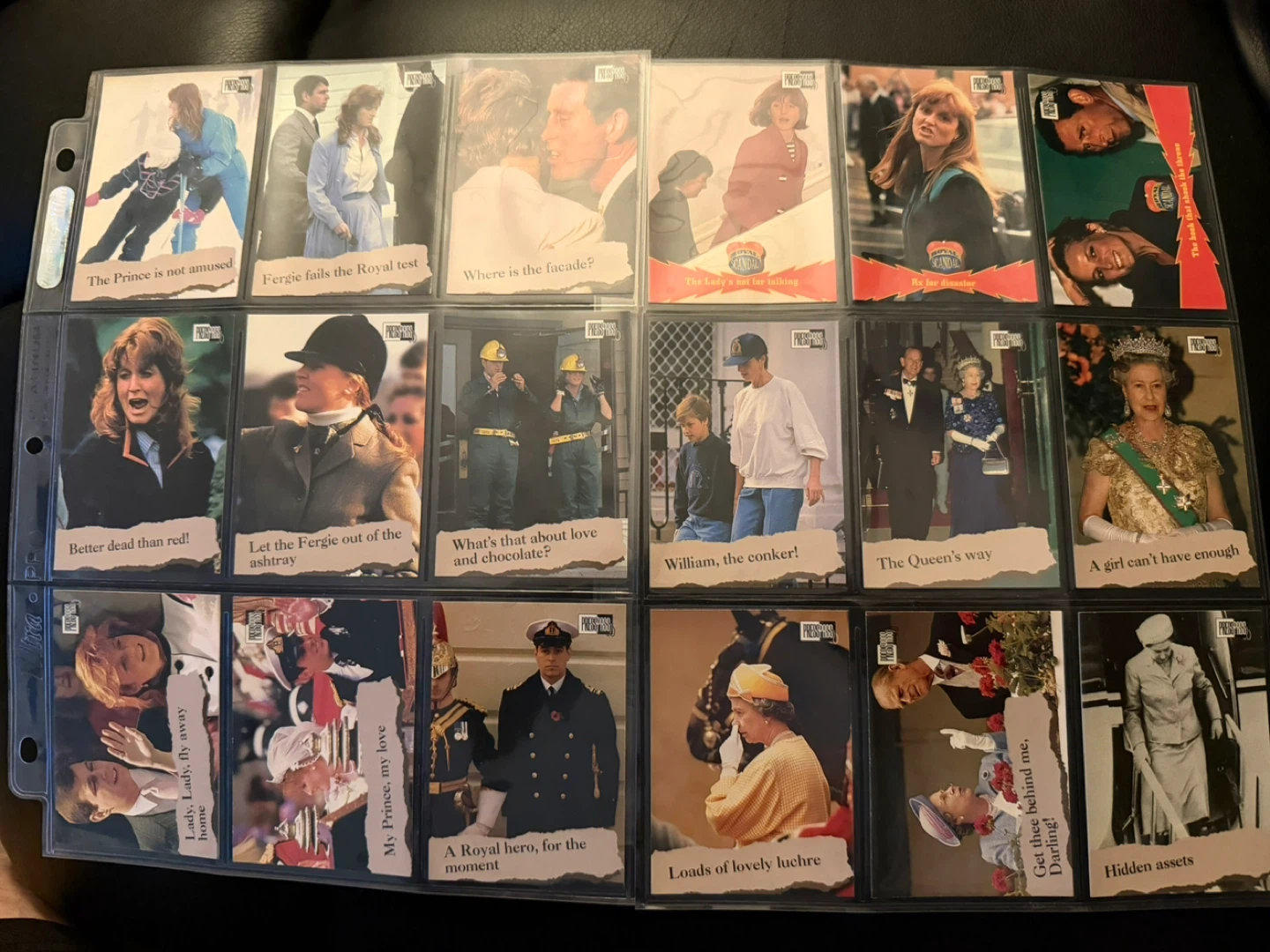 A Passion for Fashion Royal Family Trading Cards