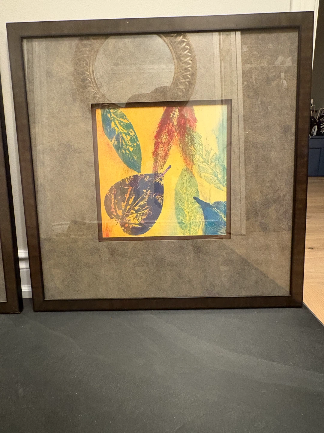 Framed Leaf Print Wall Art - photo 3