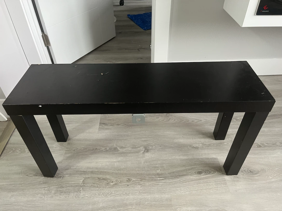 OBO: Black Wooden Altar-Style Table (See info!)