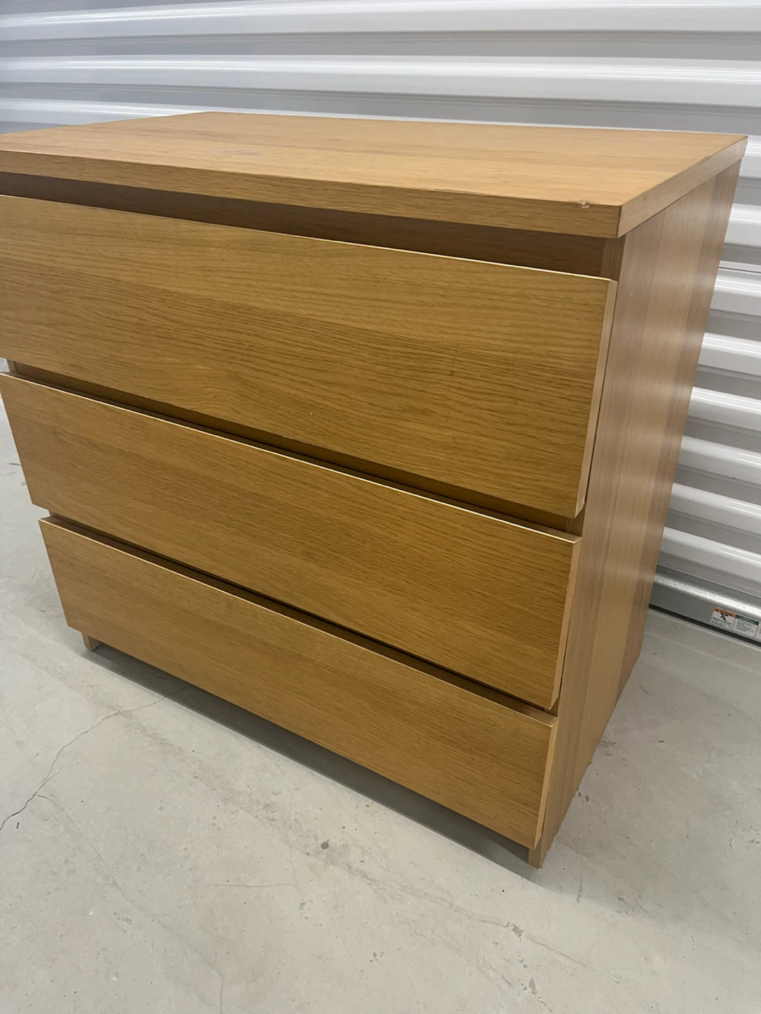IKEA Malm Oak Dresser - photo 2