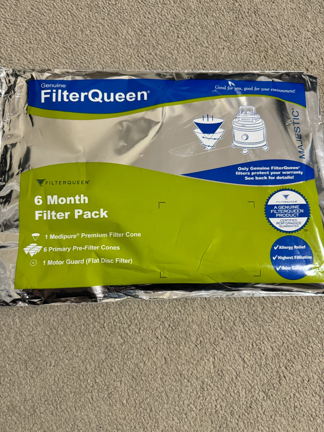 FilterQueen 6 Month Filter Pack for Majestic