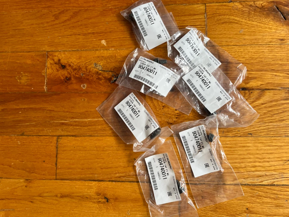 Subaru Genuine OEM Bolts For Heat Shields - photo 2