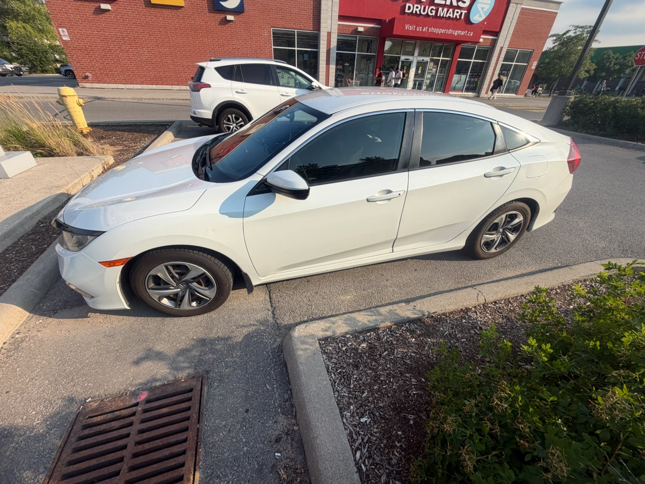 White Honda Civic Sedan - photo 2