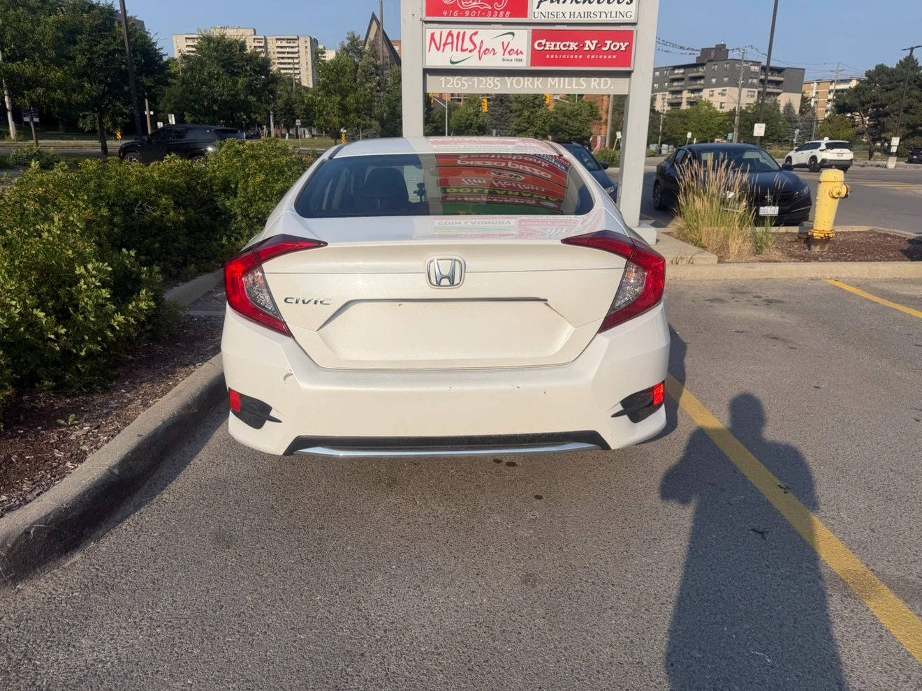 White Honda Civic Sedan - photo 3