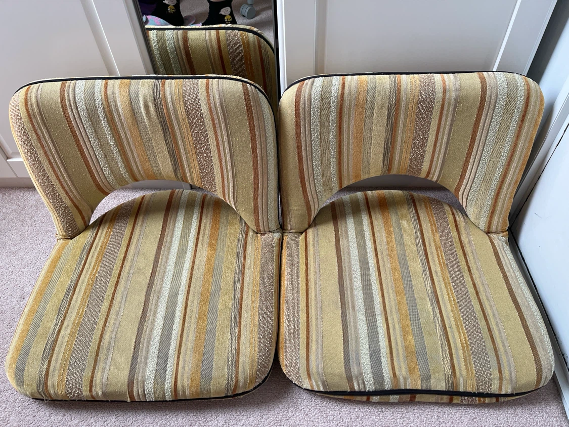 Foldable Chairs (Set of 2)
