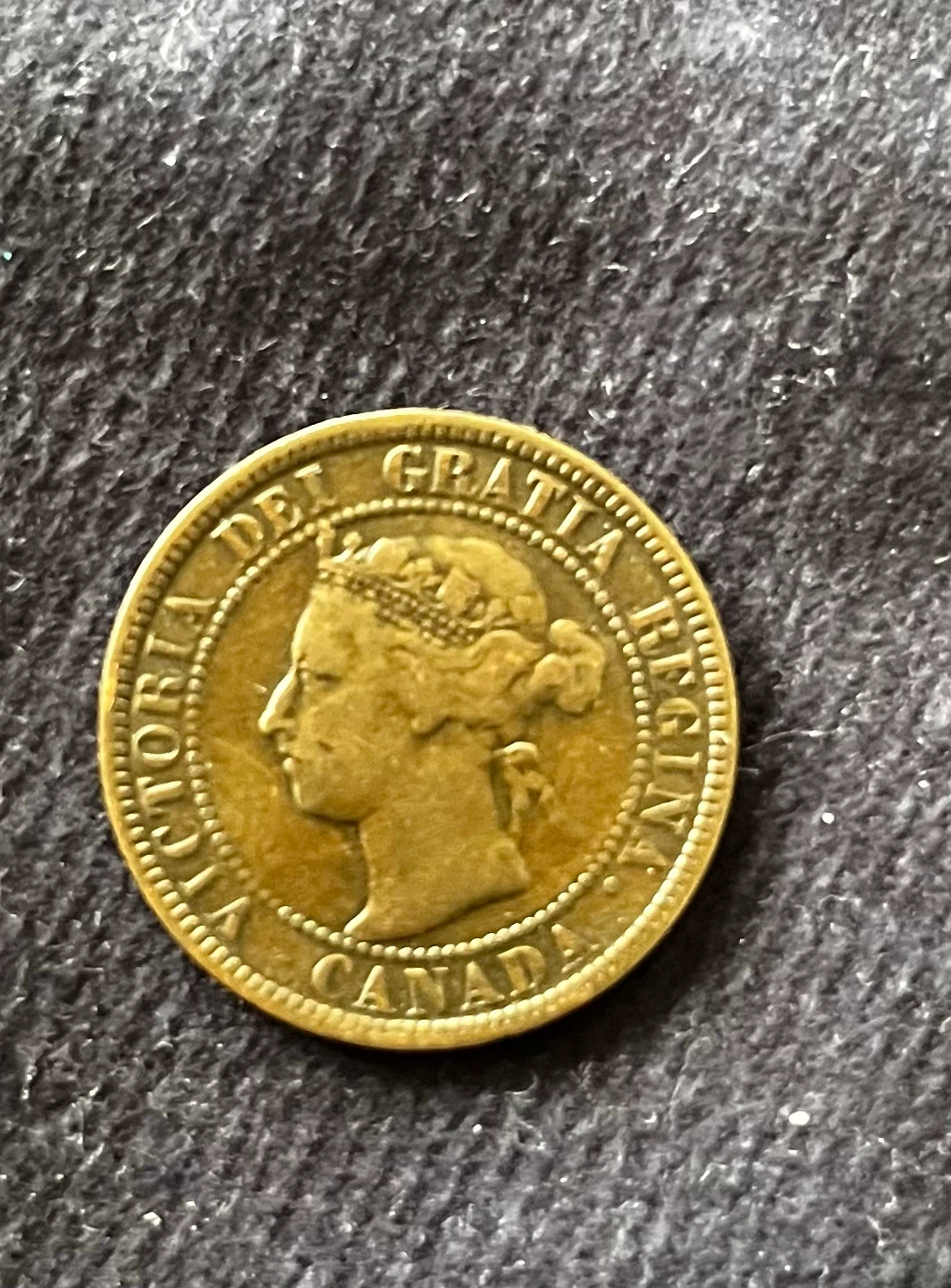 Vintage 1901 Canada One Cent Coin