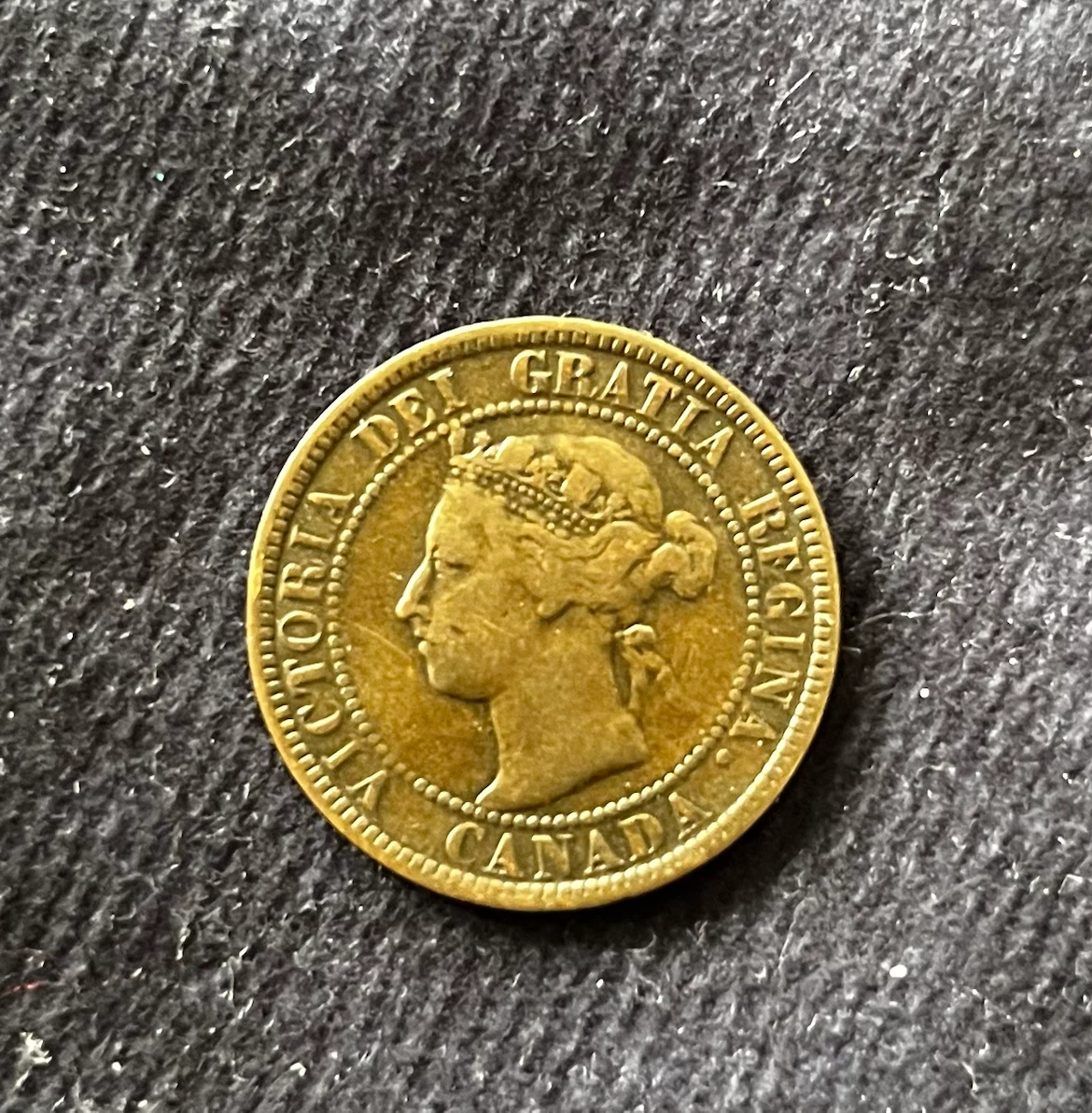Vintage 1901 Canada One Cent Coin - photo 4