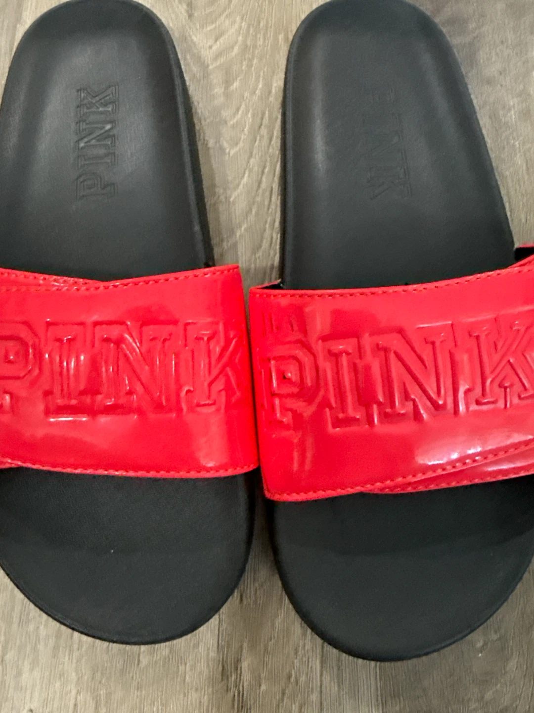 PINK Victoria's Secret Slides size 9 - photo 2