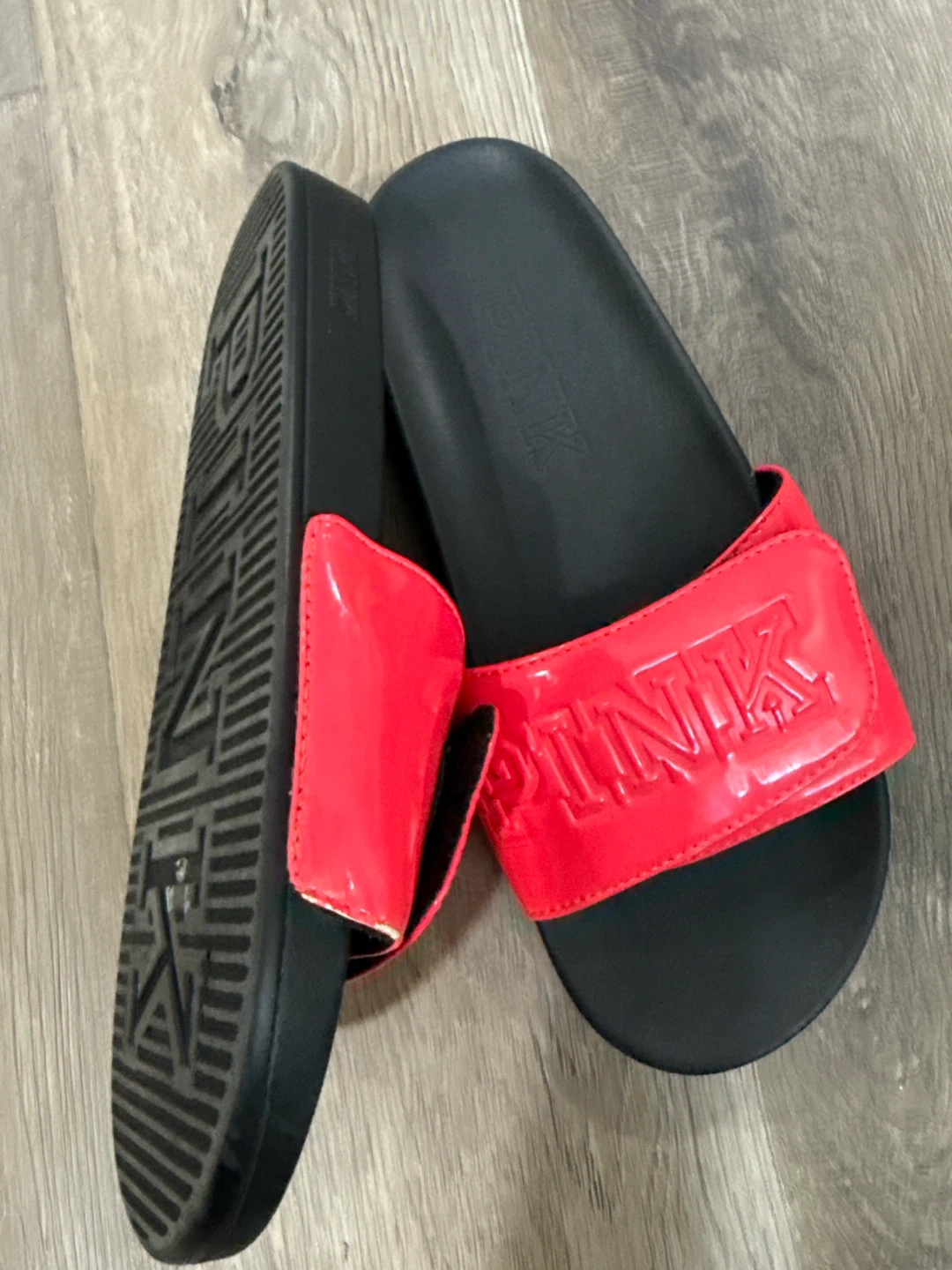 PINK Victoria's Secret Slides size 9 - photo 4