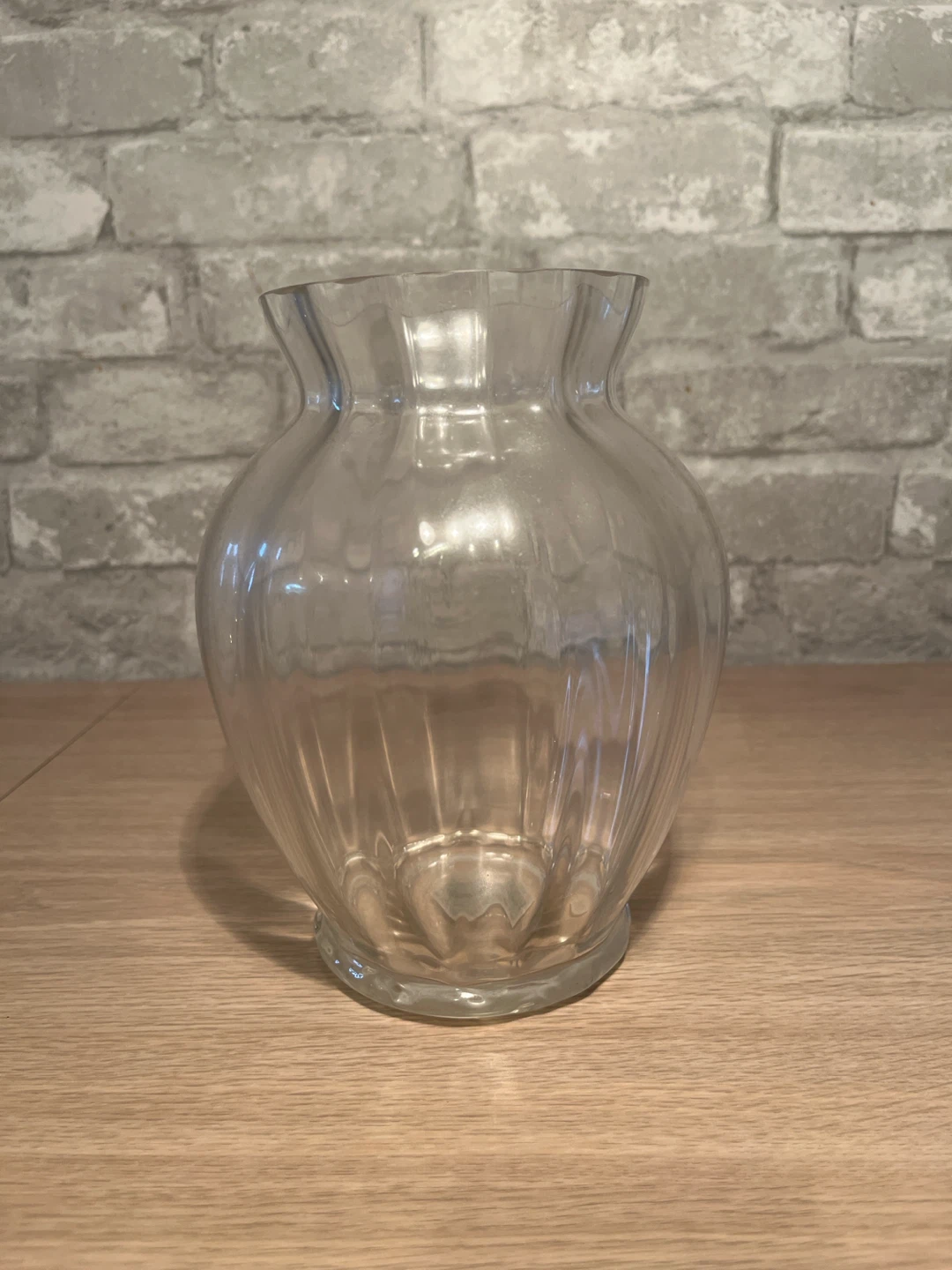 Clear Glass Vase