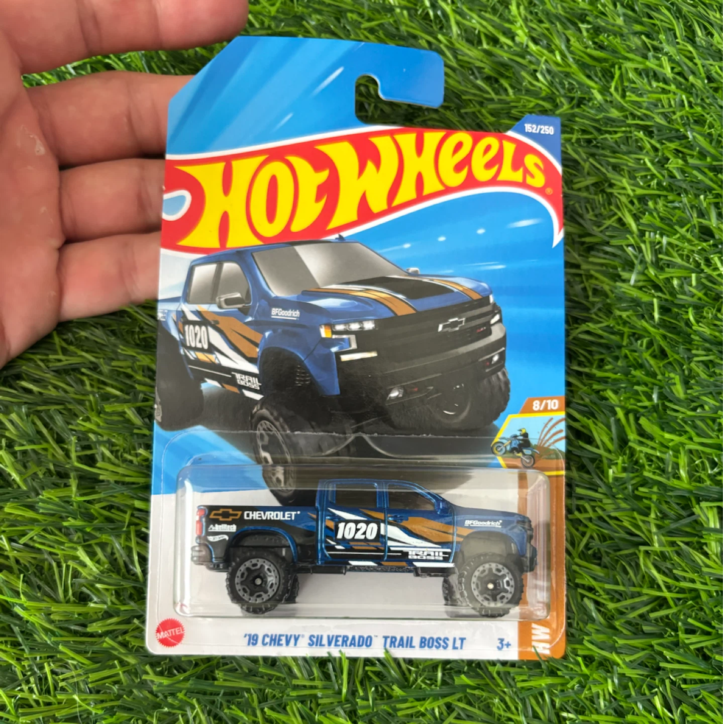 Hot Wheels '19 Chevy Silverado Trail Boss LT Toy Truck