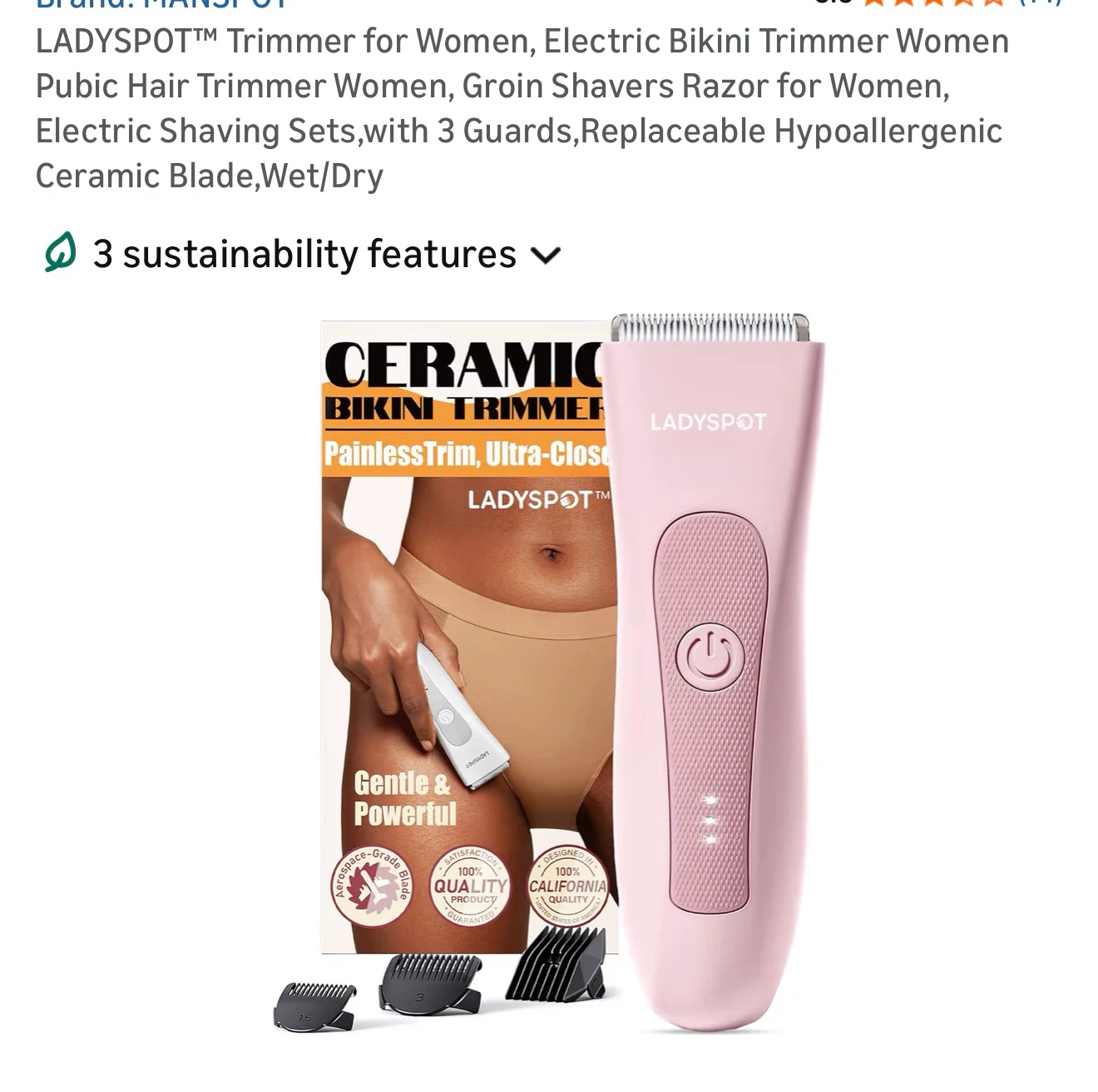 LADYSPOT Bikini Trimmer for Women