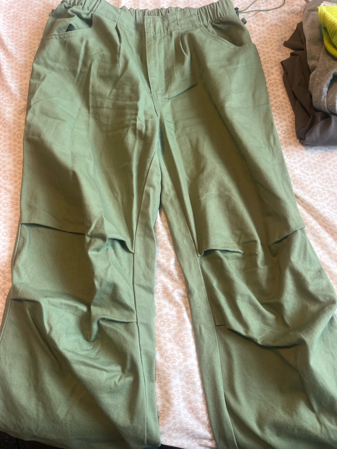Women's Green Cargo Pants