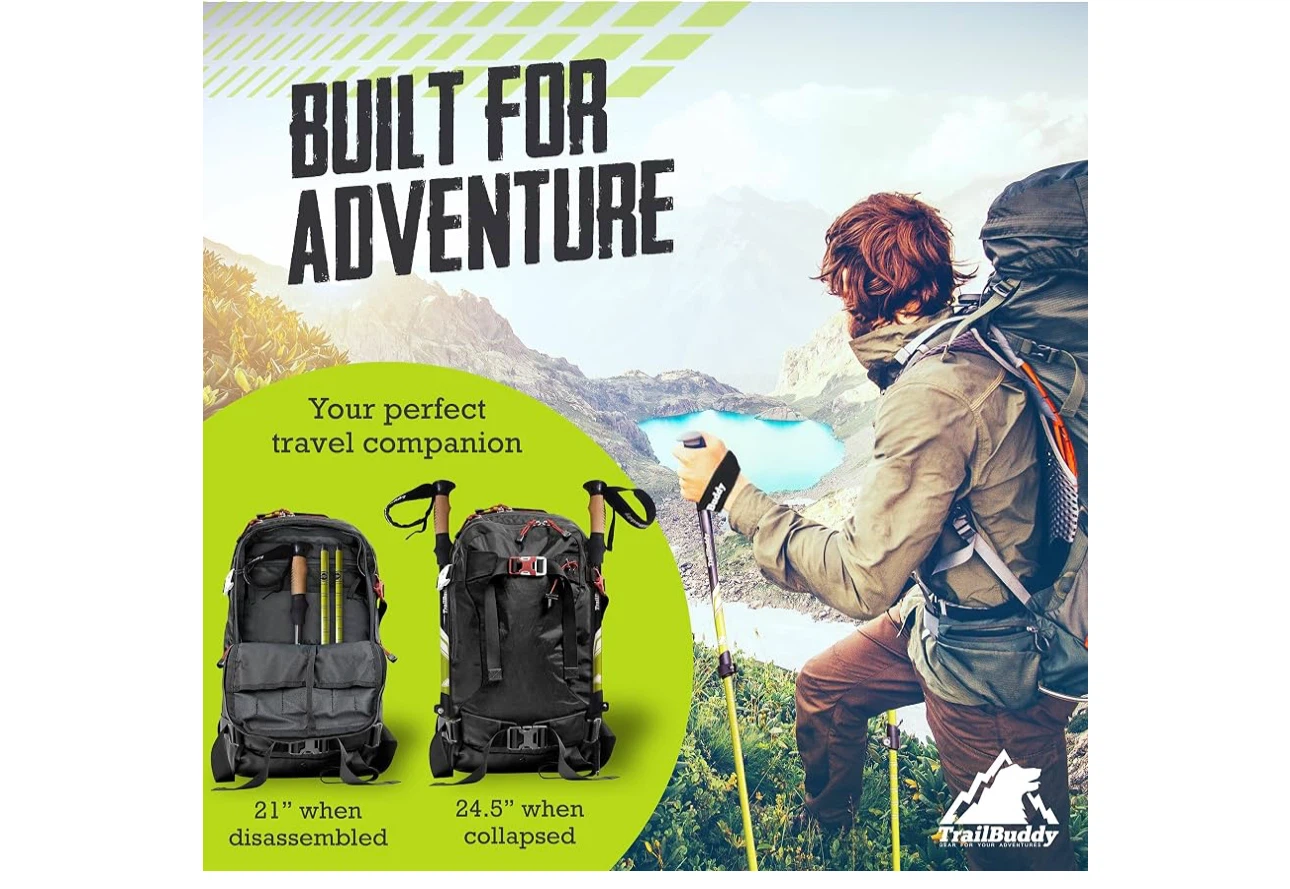 TrailBuddy Trekking Poles - Red Beetle - photo 3