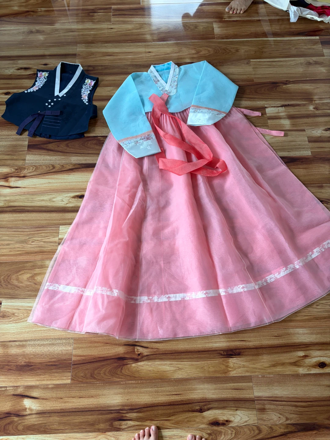 Korean Hanbok Dress with Vest - photo 2