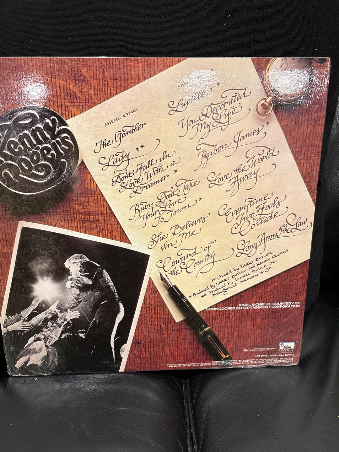 2 Kenny Rogers Original Vinyl LPs - photo 4