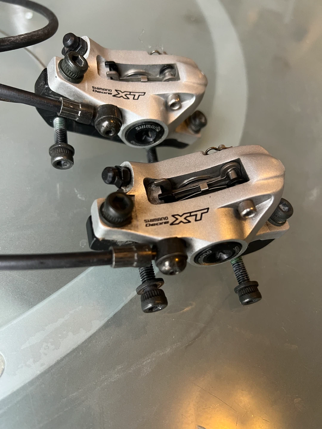 Shimano XT hydraulic disc brake shifter levers 9 sp - photo 3