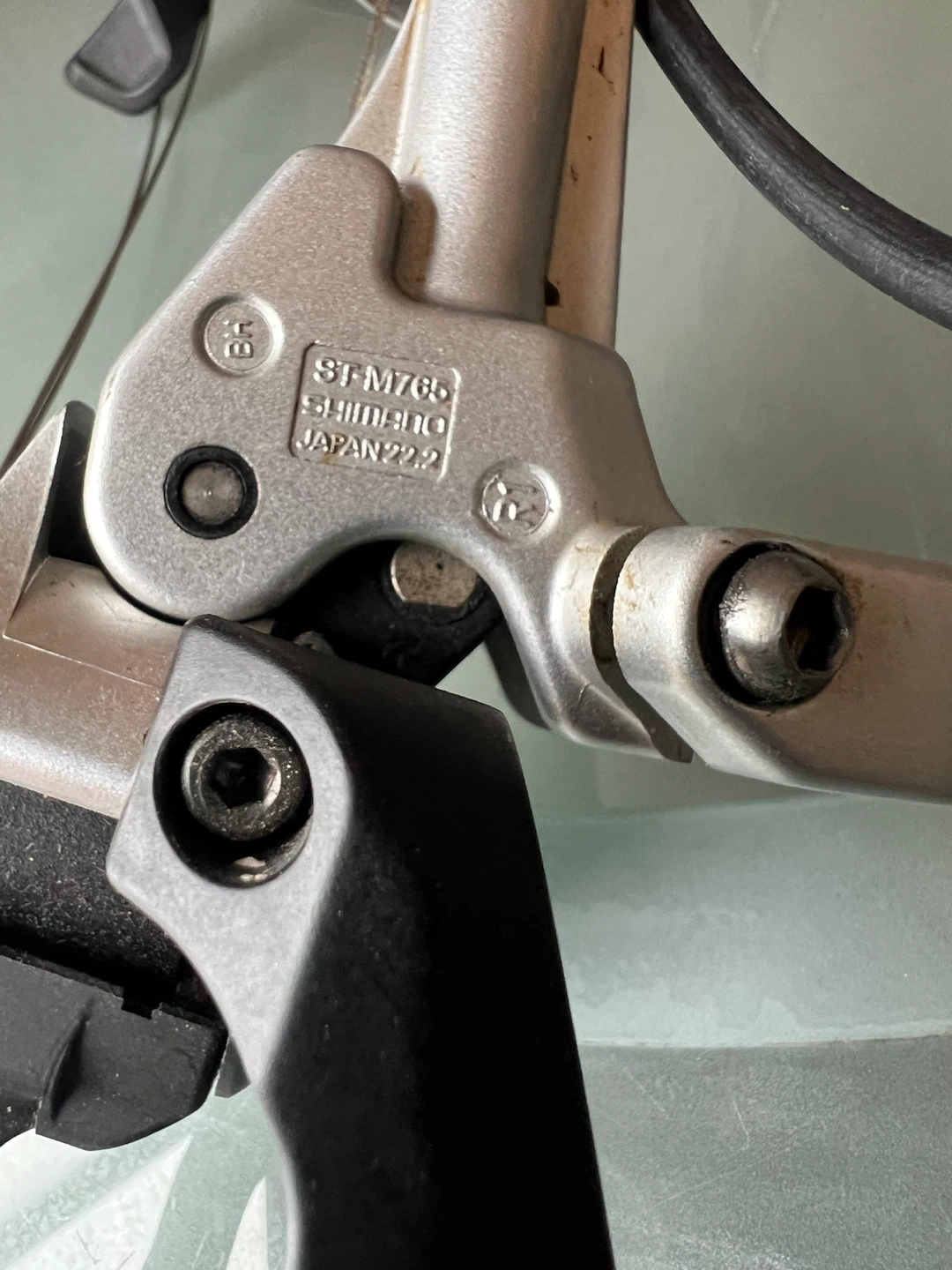 Shimano XT hydraulic disc brake shifter levers 9 sp - photo 5