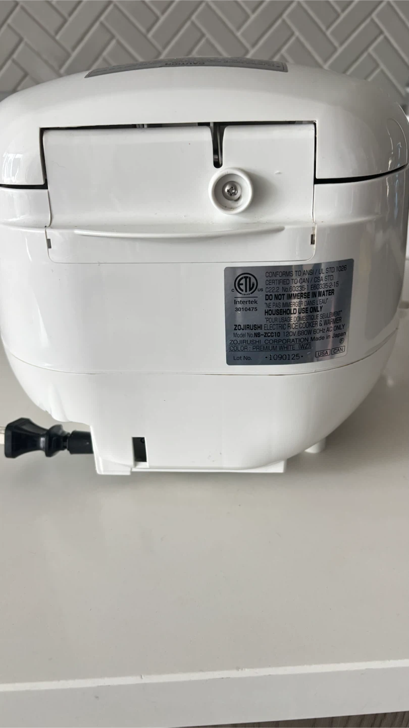 Zojirushi Neuro Fuzzy NS-ZCC10 Rice Cooker - photo 2