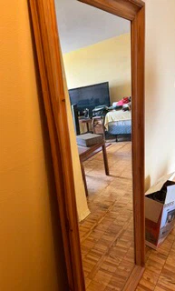 Wooden Framed Full Length Mirror