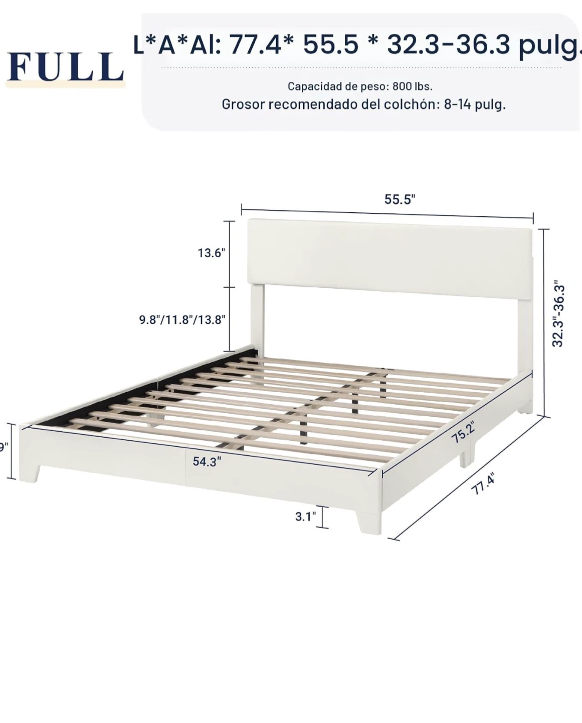 Cama de segunda prácticamente nueva. - photo 4