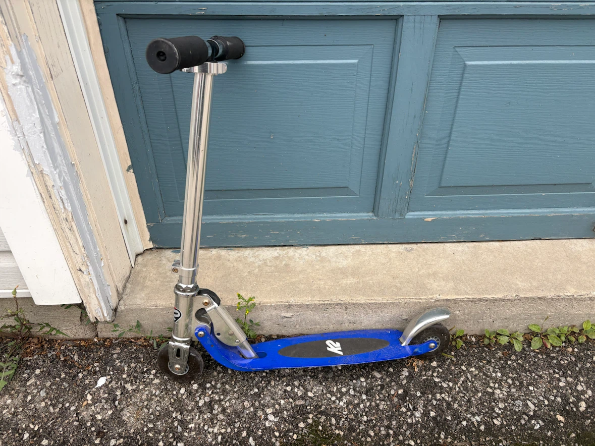 Blue K2 Scooter