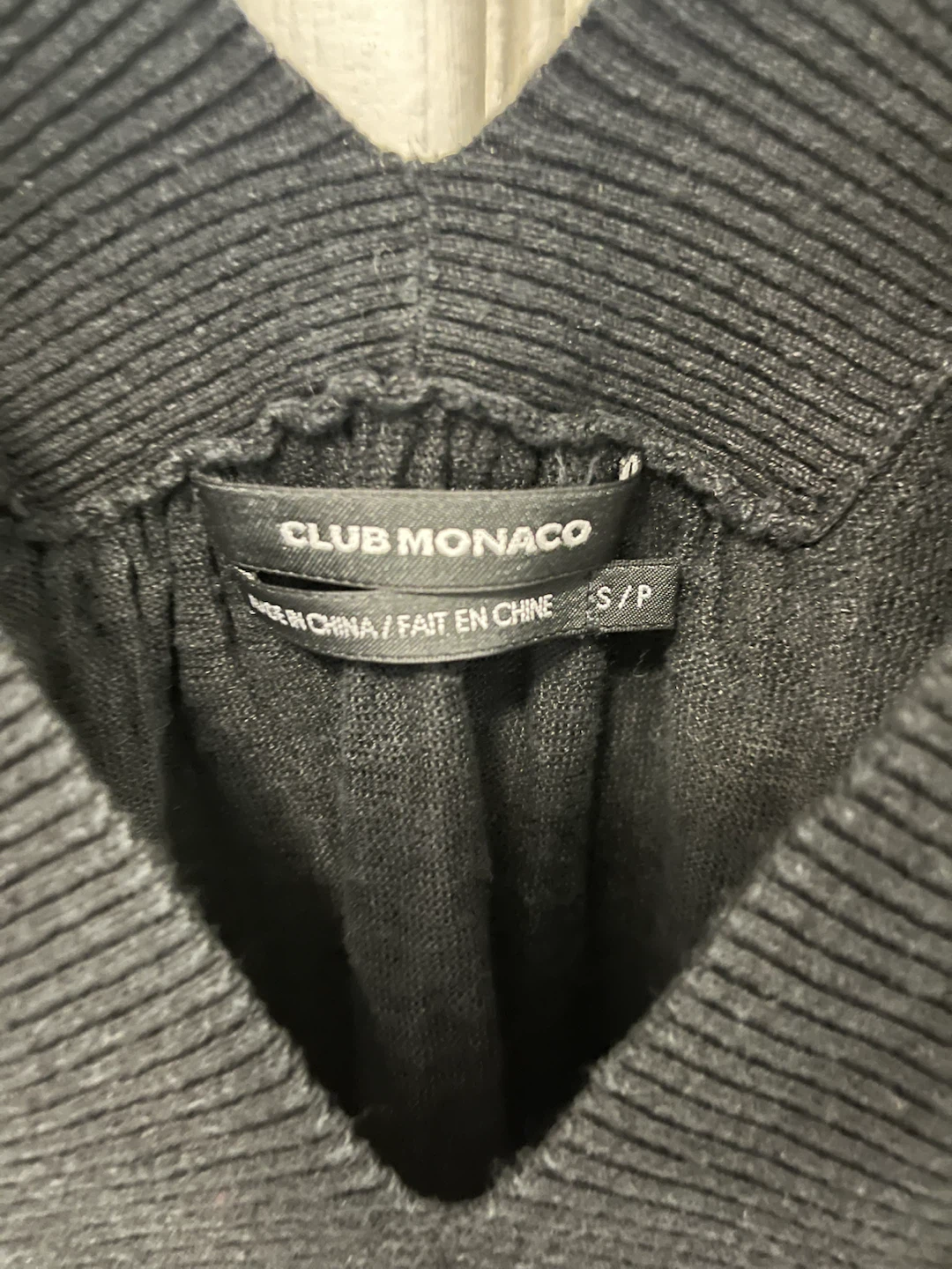 Black Club Monaco V-Neck Sweater - photo 2