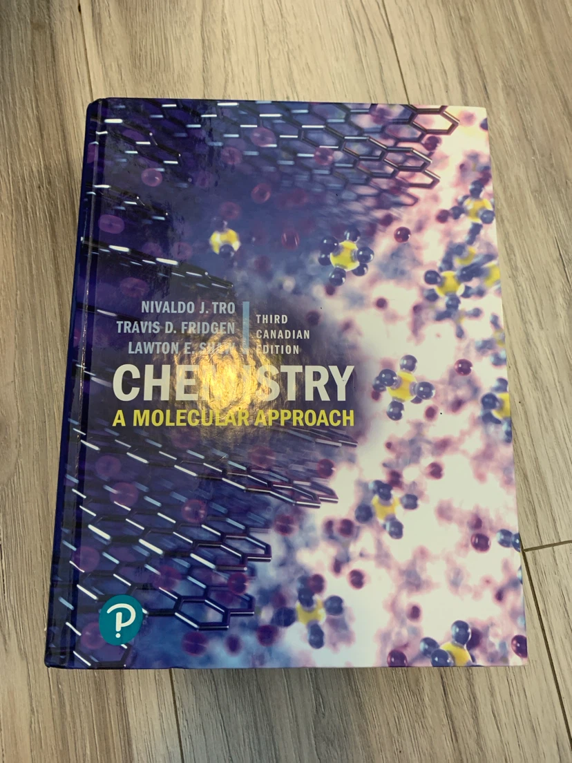 Chemistry: A Molecular Approach Textbook )