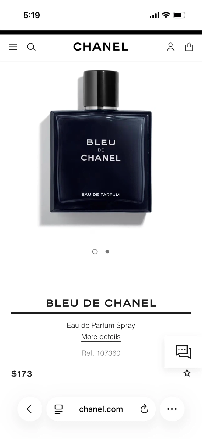 *Brand New* BLEU DE CHANEL Eau de Parfum Pour Homme 100ml - photo 4