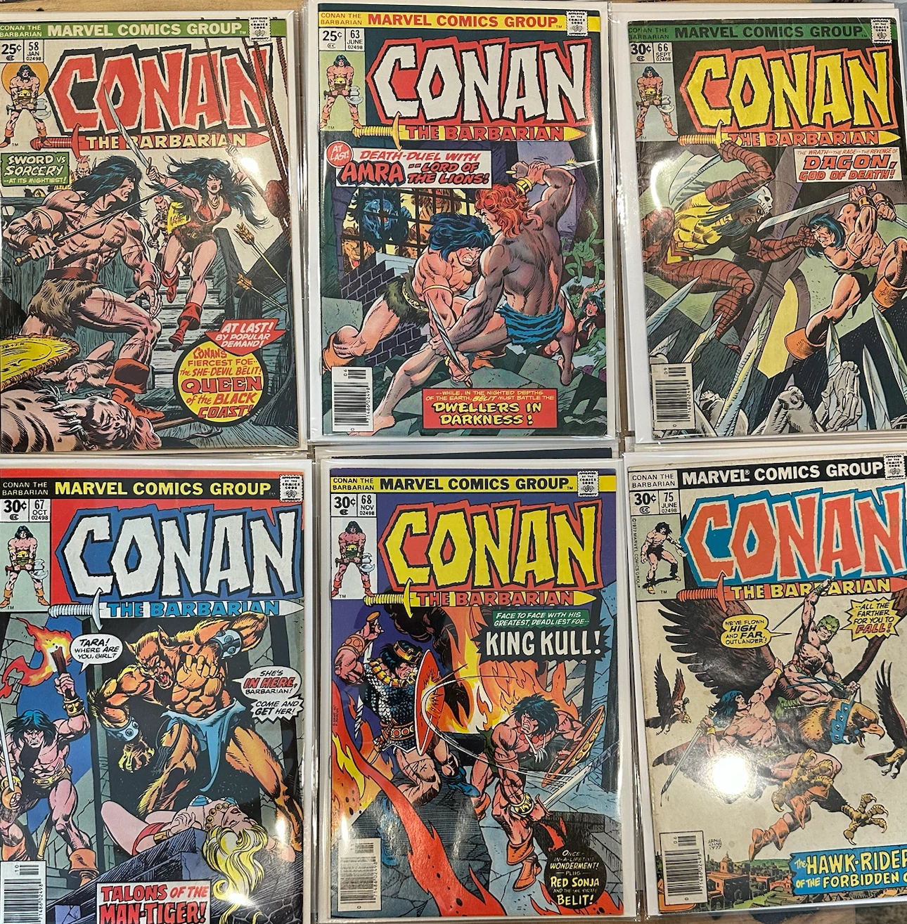 Marvel Conan The Barbarian Comic Books (1970s-1980s) - photo 2