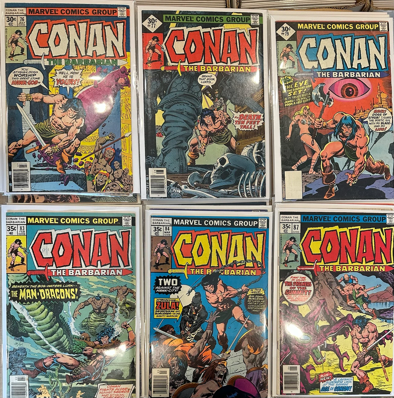 Marvel Conan The Barbarian Comic Books (1970s-1980s) - photo 3
