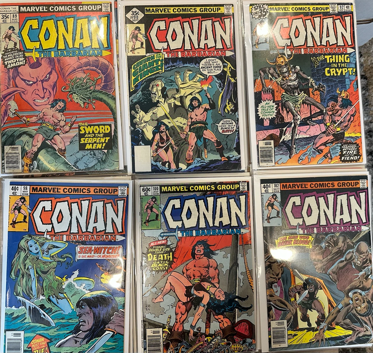Marvel Conan The Barbarian Comic Books (1970s-1980s) - photo 4