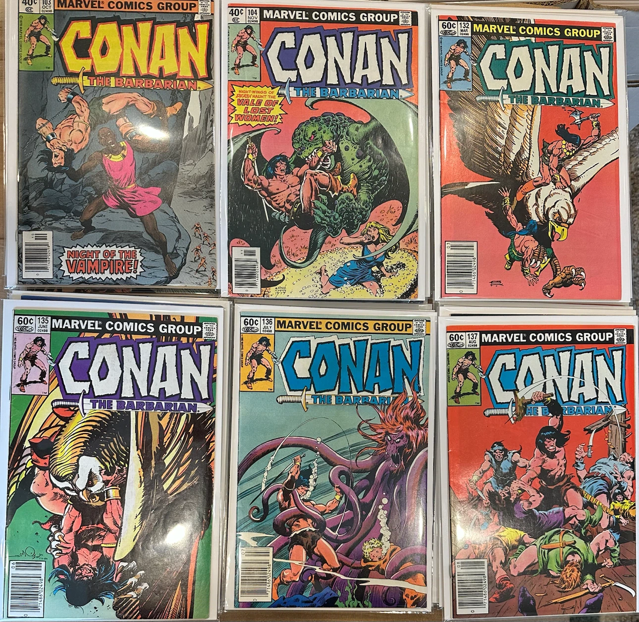 Marvel Conan The Barbarian Comic Books (1970s-1980s) - photo 5