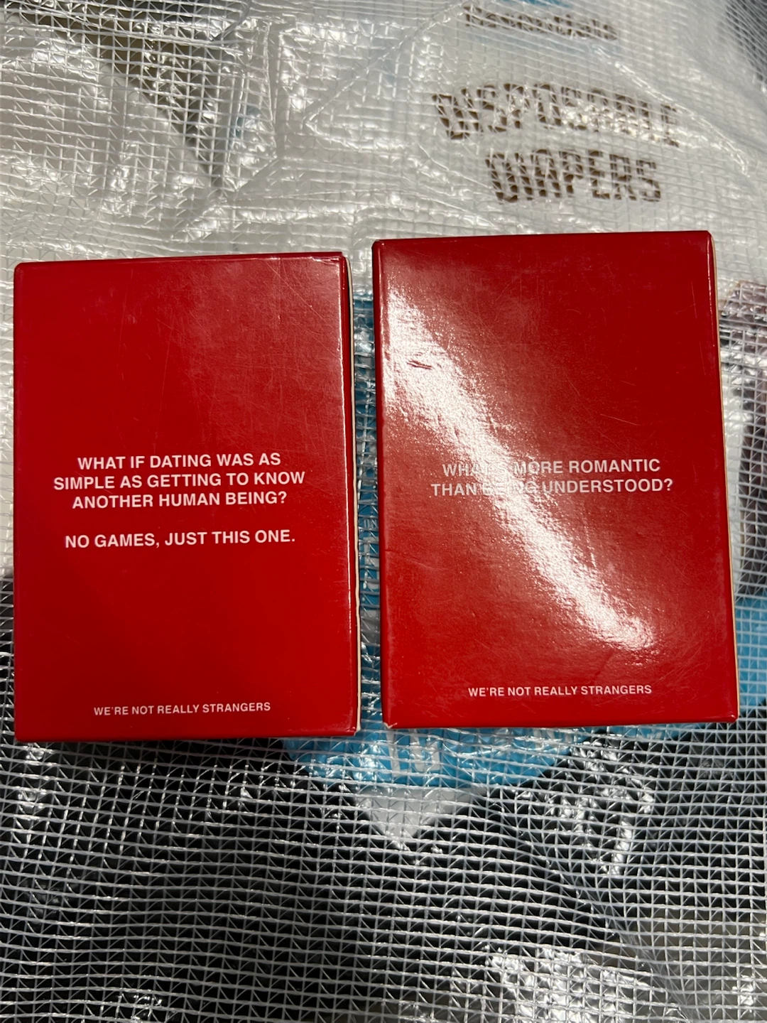 We're Not Really Strangers Dating & Romantic Card Games