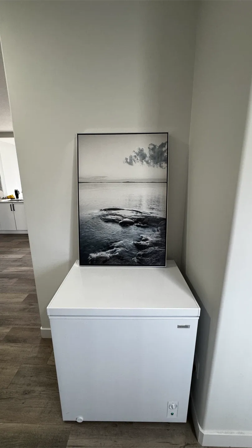 Framed Black and White Seascape Wall Art - photo 4