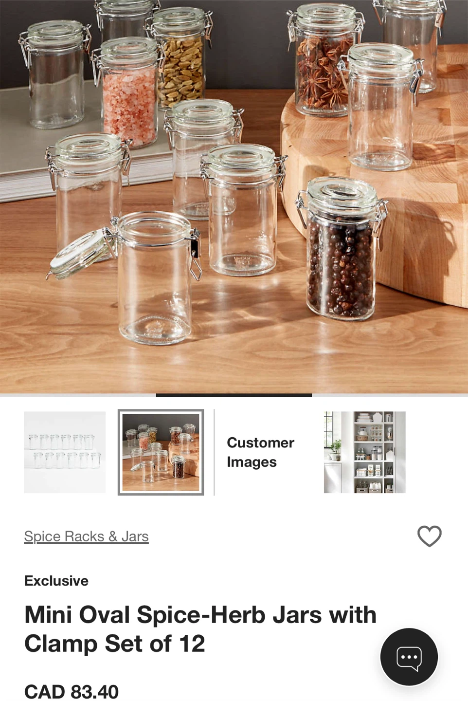 Set of 11 Mini Oval Spice Jars - photo 3