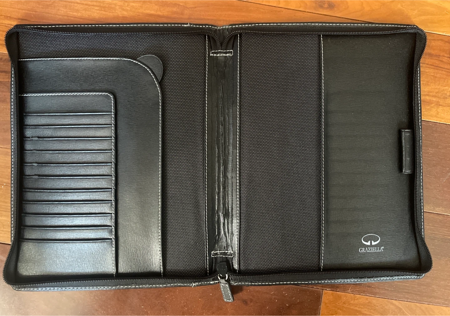 GRAZIELLA Black Portfolio Organizer - photo 2