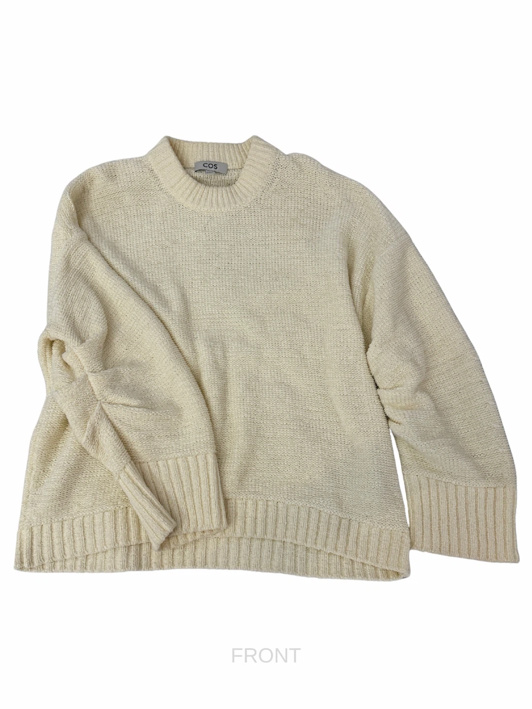 COS Cream Oversized Knit Sweater - photo 3