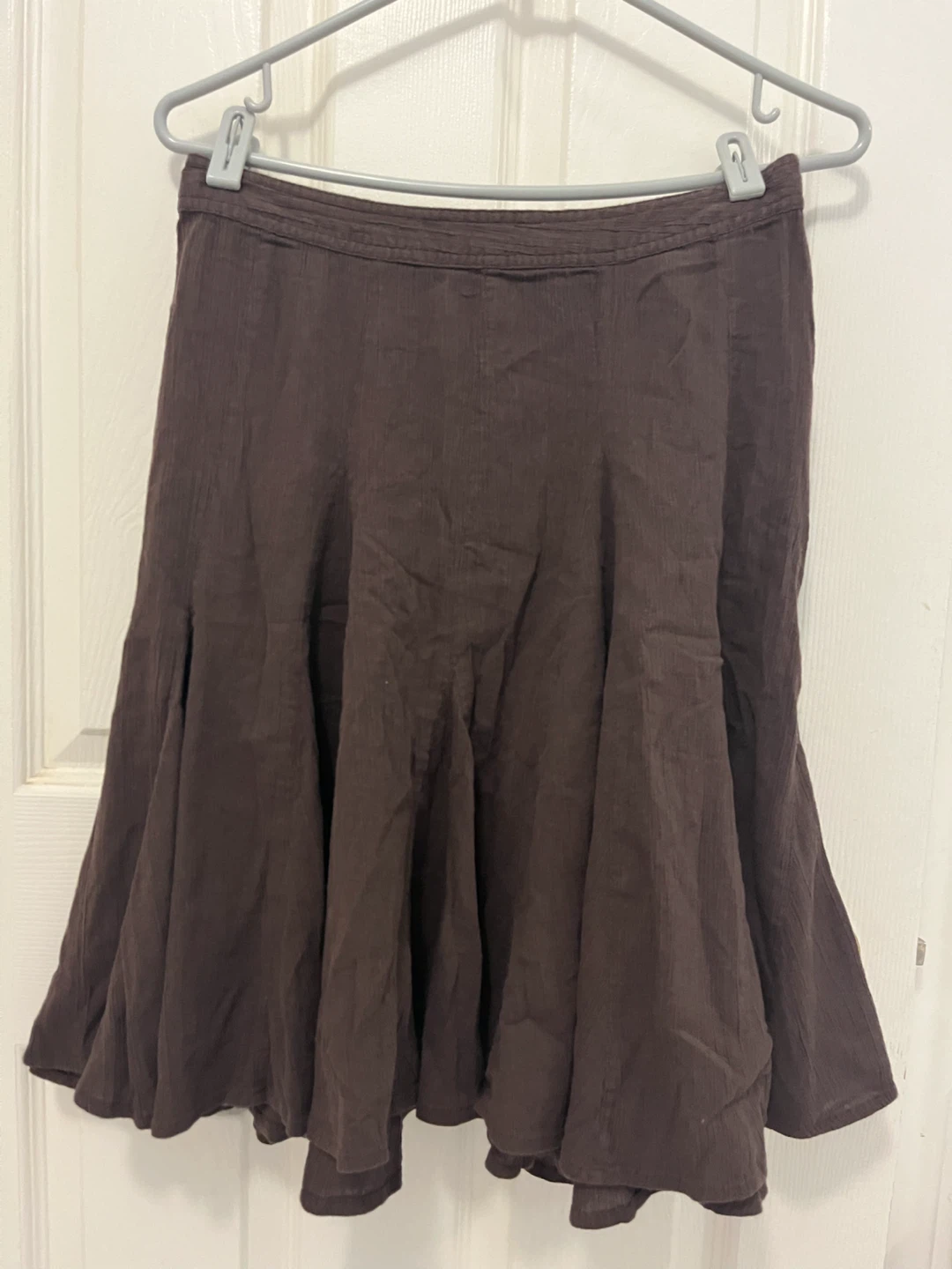 H&M Brown Midi Skirt