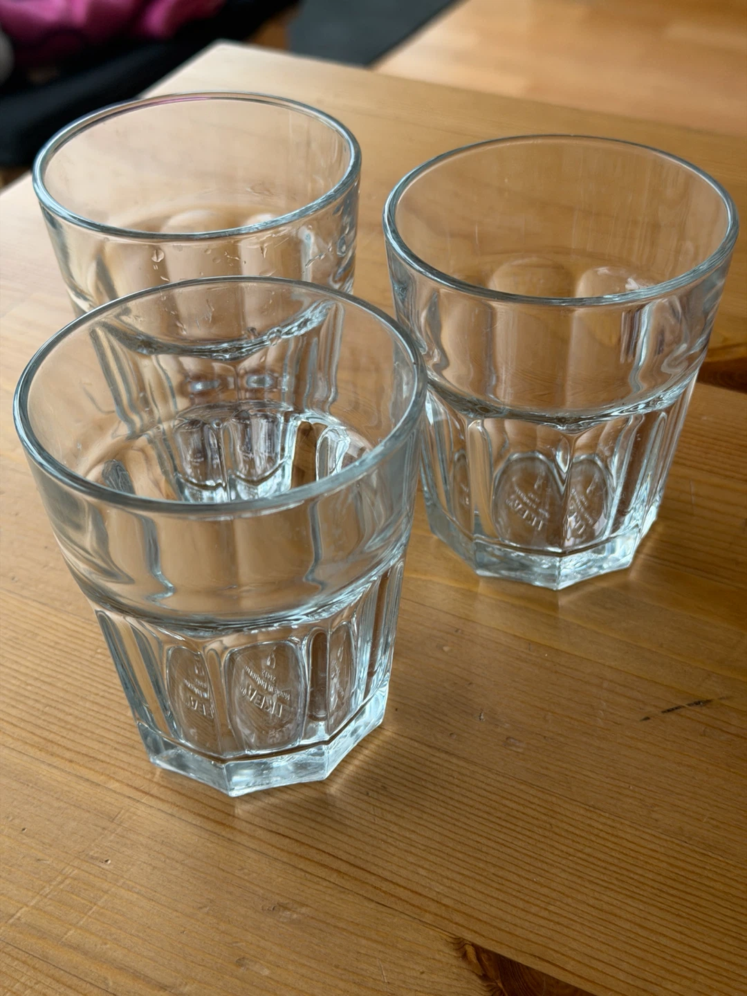 Set of 3 Drinking Glasses