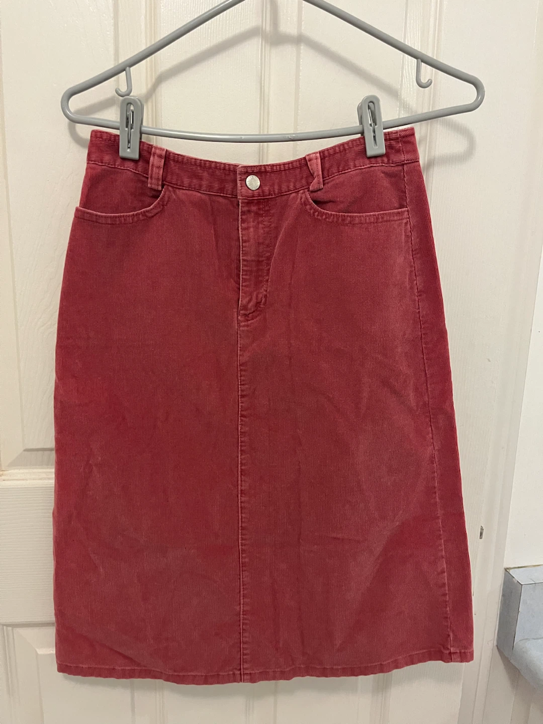 Vintage Banana Republic Pink Corduroy Skirt