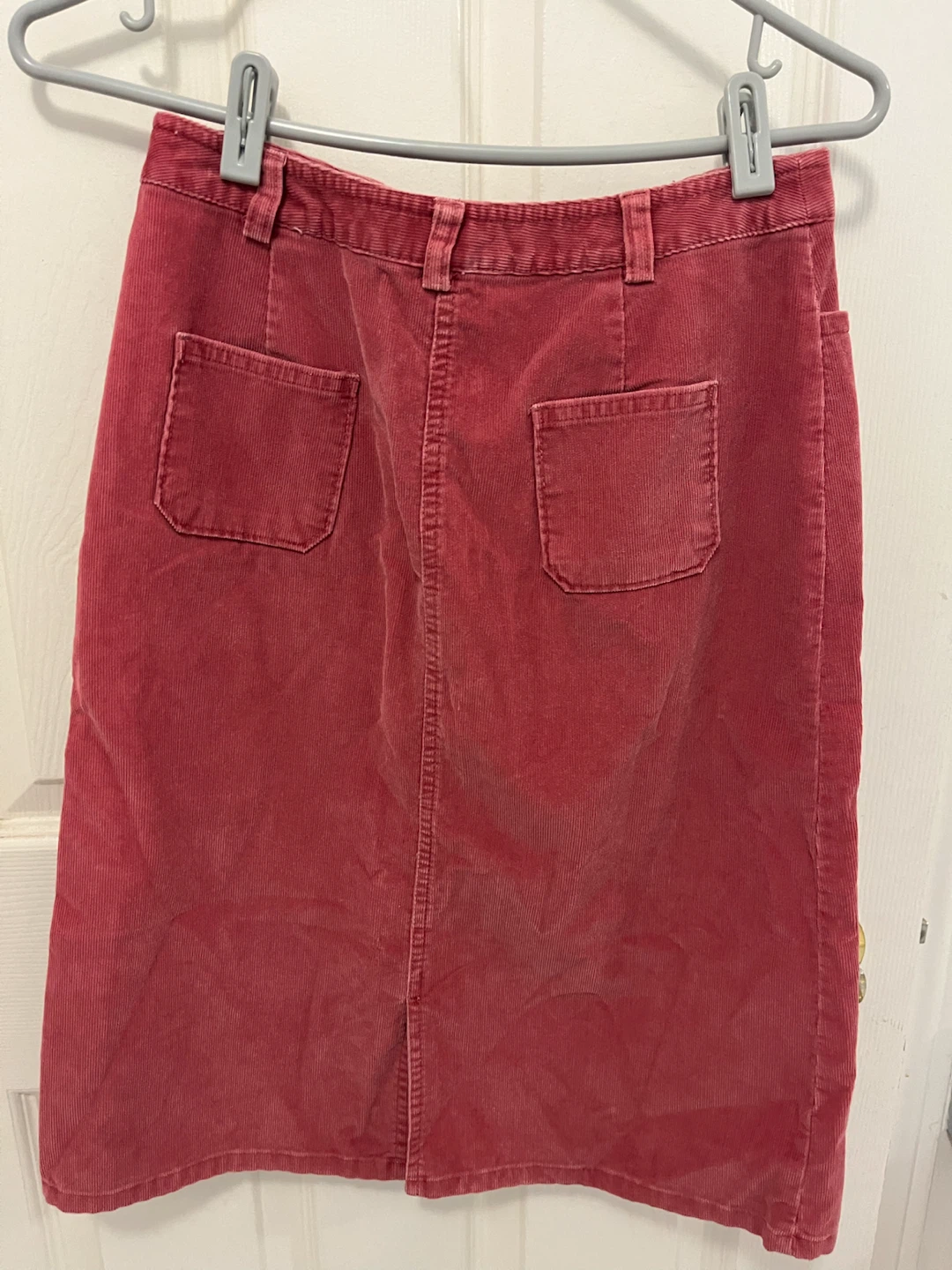 Vintage Banana Republic Pink Corduroy Skirt - photo 2