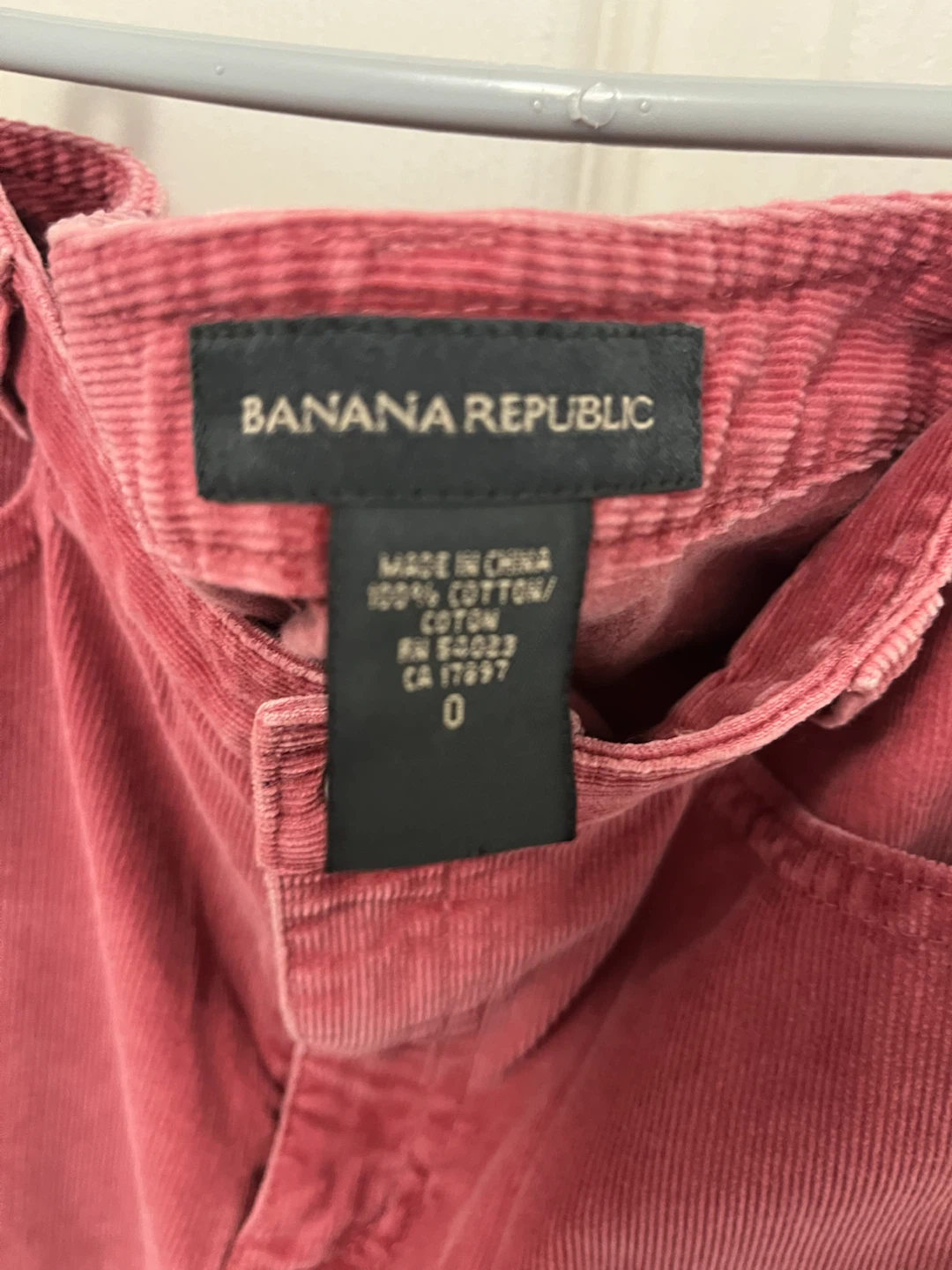 Vintage Banana Republic Pink Corduroy Skirt - photo 3